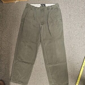 Banana Republic Pants Mens 36x34 Traveler Chino Pleated Casual Classic Dress Wor